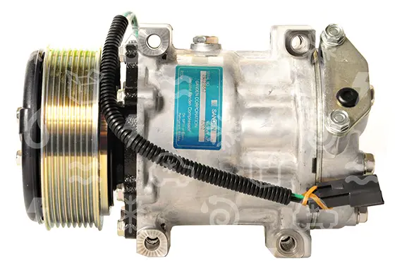 kompresor SANDEN 7H15, OEM 320/08563, spojka PV8, 24 V, JCB všechn